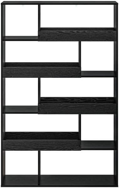 vidaXL Bücherregal Schwarz Eichen-Optik 100 x 33 x 156,5 cm 3446640 Bild 4