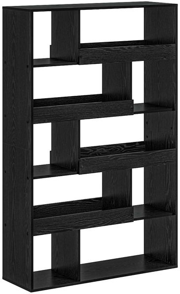 vidaXL Bücherregal Schwarz Eichen-Optik 100 x 33 x 156,5 cm 3446640 Bild 2