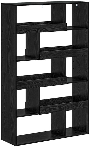 vidaXL Bücherregal Schwarz Eichen-Optik 100 x 33 x 156,5 cm 3446640 Bild 6