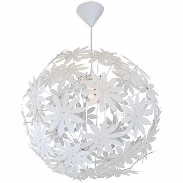 Pendelleuchte FLOWER Ø56cm – Moderne Hängelampe aus Metall & Acryl für E27 Leuchtmittel