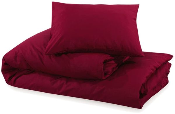 vidaXL Bettwäsche-Set Bordeauxrot 220x240 cm Leichte Mikrofaser 136035 Bild 6