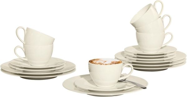 Seltmann Weiden Zoé Fine Diamond Kaffeeservice 18-teilig