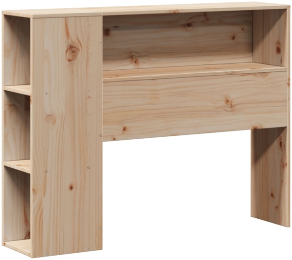 vidaXL Massivholzbett mit Regal ohne Matratze 90x190 cm Kiefer 3321561 Bild 5