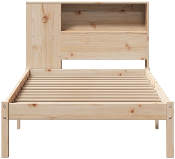 vidaXL Massivholzbett mit Regal ohne Matratze 90x190 cm Kiefer 3321561 Bild 3