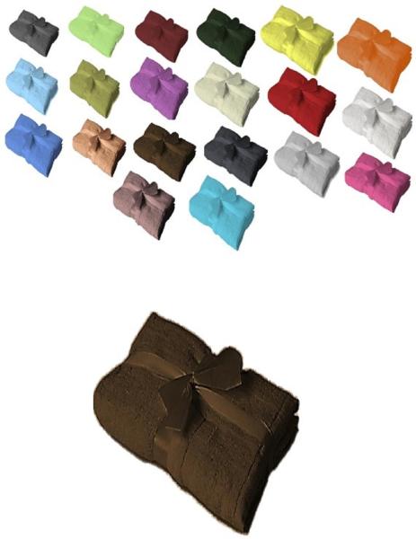 Badvorleger 1 Stück 50 x 80 cm Schokobraun