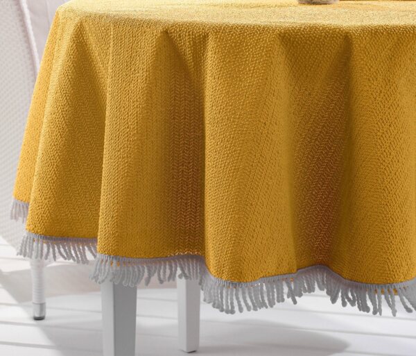 Beautex Tischdecke Garten Balkon Terrasse Camping Tischdecke, Eckig Rund Oval, Größe und (1-tlg) Bild 1