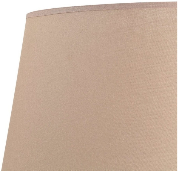 Licht-Erlebnisse Lampenschirm WILLOW, Stoffschirm Ø 38 cm konisch für Stehlampe E27 Beige Bild 2
