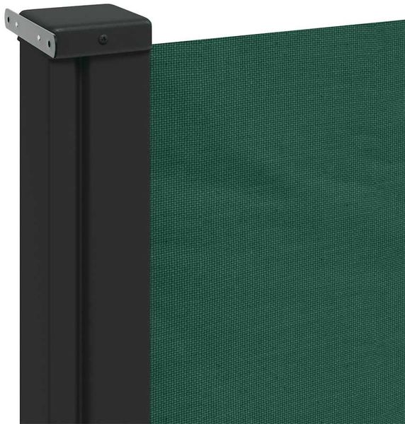 vidaXL Seitenmarkise Ausziehbar Dunkelgrün 140x500 cm 4004425 Bild 7