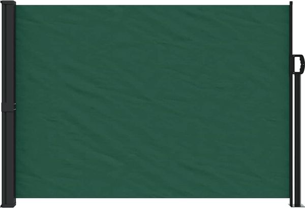 vidaXL Seitenmarkise Ausziehbar Dunkelgrün 140x500 cm 4004425 Bild 3