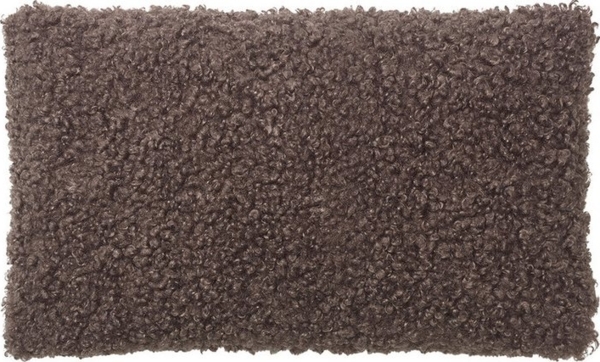 blomus Kissenhülle -TEDDY- Kissenbezug, Dekokissen, Kuschelkissen, Wohnkissen modern, Flauschig, inkl. Trageschlaufe, inkl. Filzgleitern