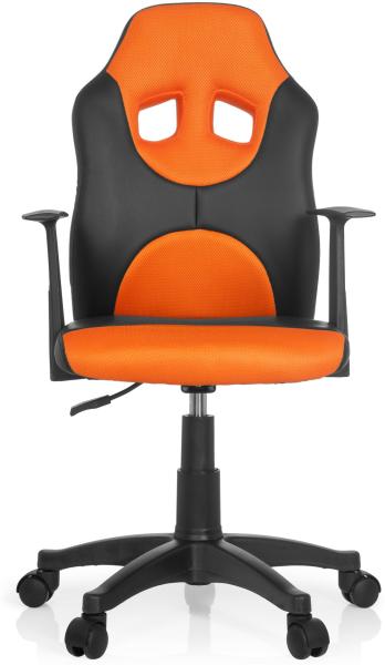 Kinderdrehstuhl KID SPEED schwarz/orange