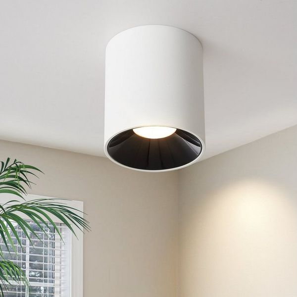 ZMH LED Aufbaustrahler LED Spots Deckenleuchte Aufputz - 7W Deckenspots Warmweiß, LED fest integriert, 3000k