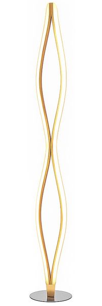 LED Stehleuchte, geschwungen, Aluminium, Höhe 146,5 cm