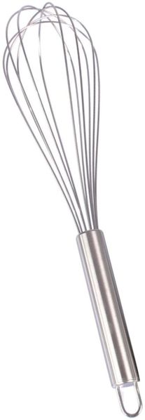 Edelstahl Schneebesen 28cm Rührbesen Handrührer Rührgerät Quirl Schaumschläger