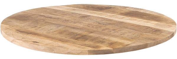 Tischplatte rund Mango rough 90 x 90 cm EMILIO 173837802
