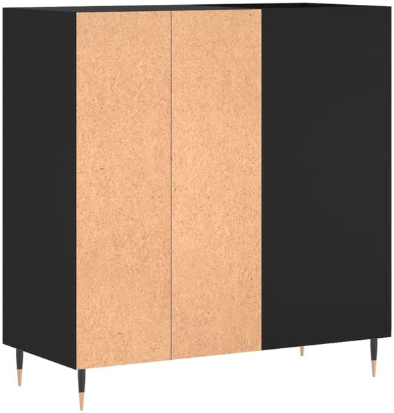 vidaXL Plattenschrank Schwarz 84,5x38x89 cm Holzwerkstoff 831765 Bild 6