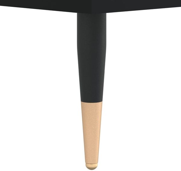 vidaXL Plattenschrank Schwarz 84,5x38x89 cm Holzwerkstoff 831765 Bild 8