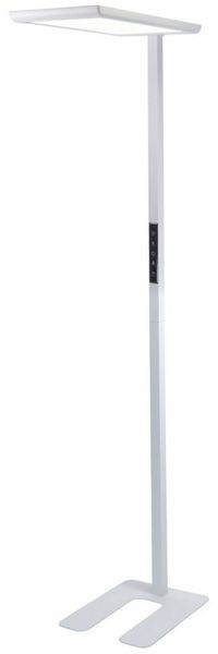 LUXULA LED Stehlampe Bürostehleuchte Up- Downlight, LED fest integriert, 4000K Neutralweiß, Augenschonend UGR16 CRI98
