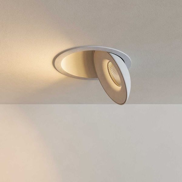 s.luce Santa Deep LED-Einbaustrahler schwenkbar & dimmbar Weiß