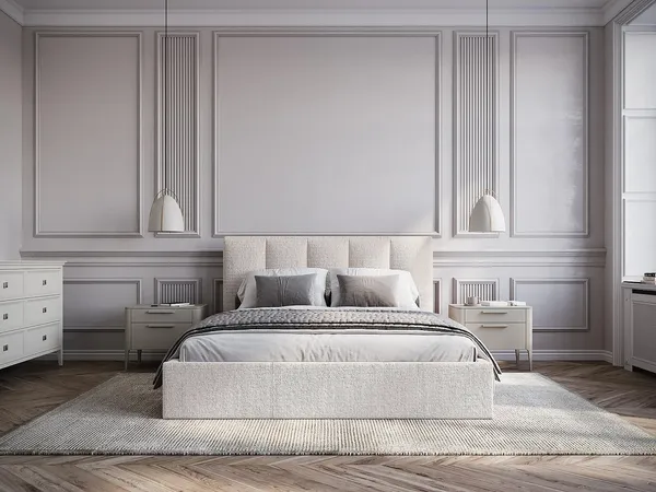 Vente-unique - KILACLO Bett Stoff Rot - B 213 cm x H 106 cm x L 190 cm