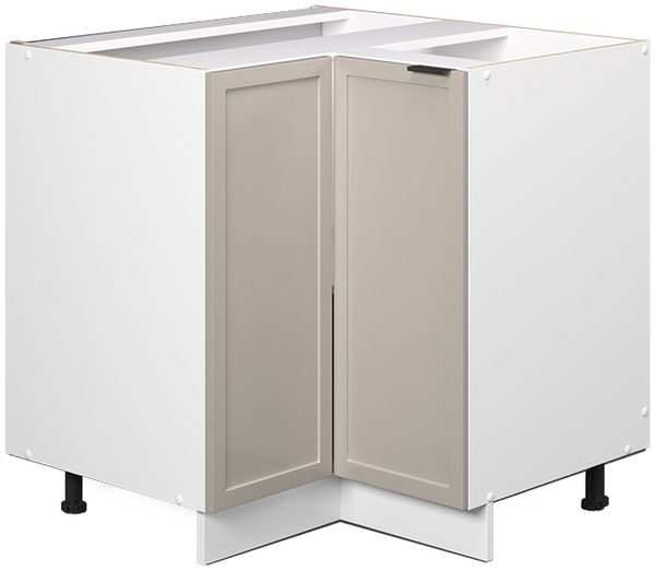 Eckunterschrank Fame-Line GrauBeige 80.5 cm ohne Arbeitsplatte Vicco