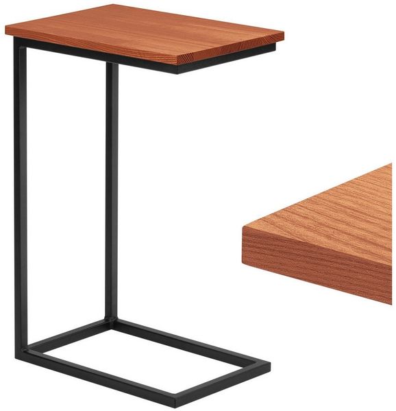 LAMO Manufaktur Beistelltisch Massivholztischplatte Laptoptisch Sofatisch (Set, 1 Tisch), 20mm stake Massivholzplatte