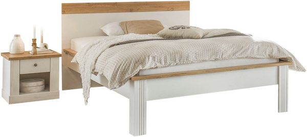 OTTO home Schlafzimmer-Set Westminster, Bett Breite Liegefläche 90 oder 140cm und 1 Nachtkommode