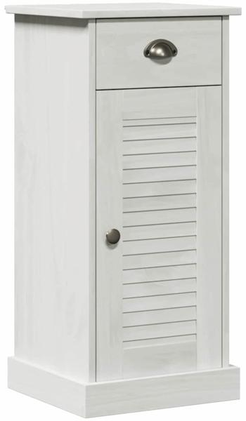 vidaXL Badezimmerschrank VIGO Weiß 37,5 x 34 x 80 cm Massivholz Kiefer 4019106
