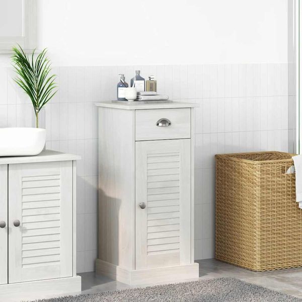 vidaXL Badezimmerschrank VIGO Braun und Honigbraun 37,5 x 34 x 80 cm 4019106
