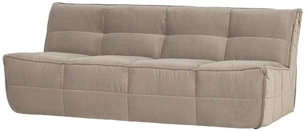 3-Sitzer Sofa Cluster - Samt Taupe