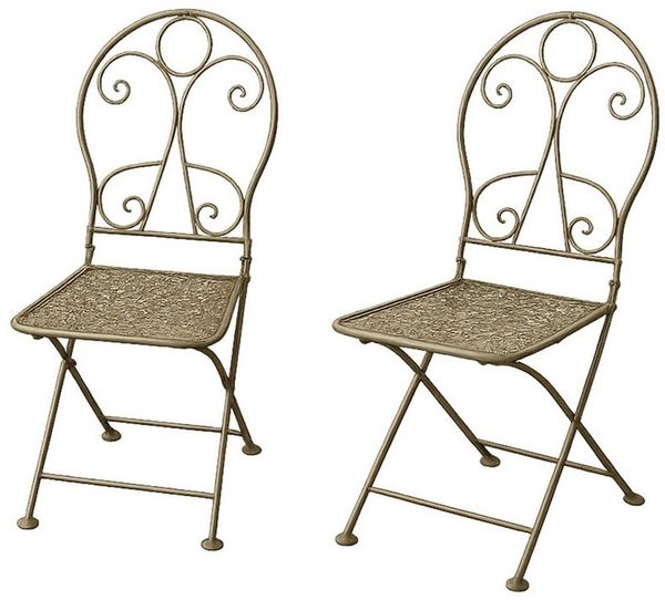 HTI-Living Gartenstuhl Gartenstuhl 2er-Set Solea Khakigrün (Set, 2 St)