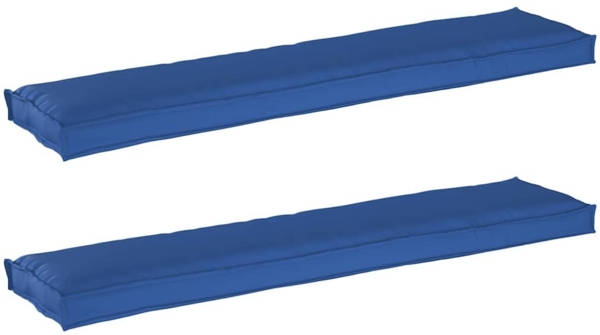 vidaXL Palettenkissenset 2 pcs Königsblau 180 x 40 x 8 cm Oxford-Stoff 42001725