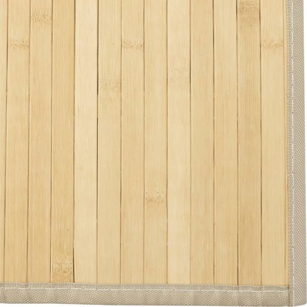 vidaXL Teppich Rechteckig Hell Natur 100x400 cm Bambus 376957 Bild 6