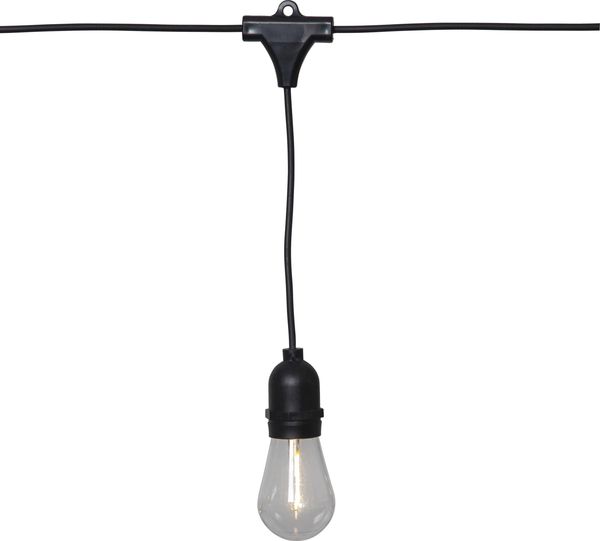 LED-Party-Kette 'String Light', 10-TLG, schwarz,