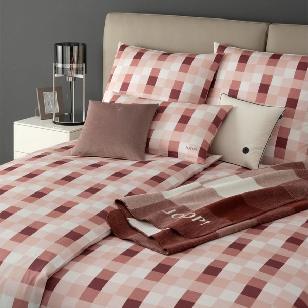 Joop Bettwäsche Mesh 135x200 cm 80x80 cm Kissen Blush