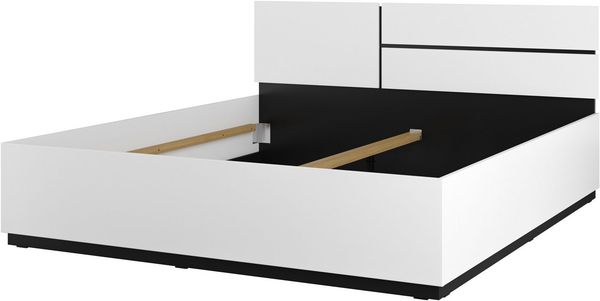 INOSIGN Bettgestell Cross, moderner Bettrahmen, Doppelbett in zwei Grössen, stabiles Bettgestell