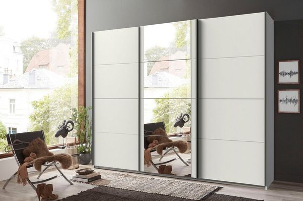 Schwebetürenschrank Bern Kleiderschrank Ausführung Weiß