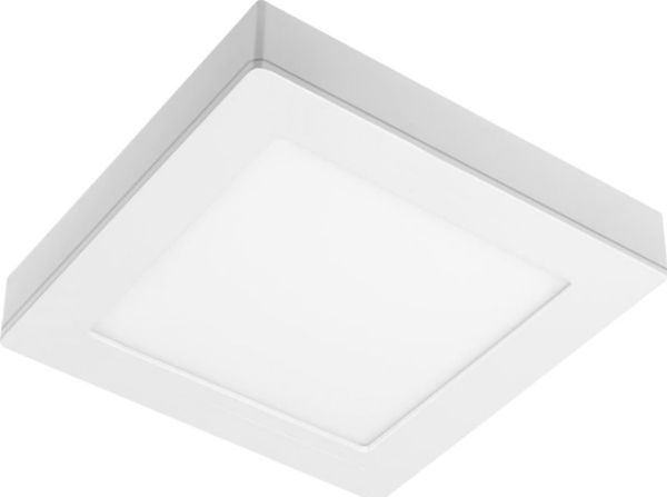 GTV Deckenleuchte LED SAMBA 14W 1100lm IP40 4000K quadratisch 2-in-1 LD-SMBKW14W-21