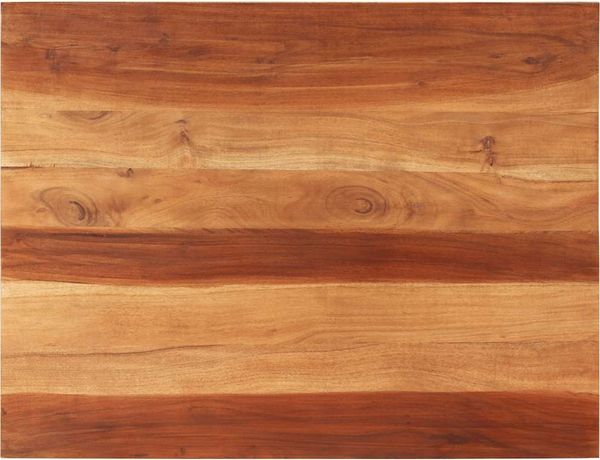 vidaXL Tischplatte Massivholz Akazie 15-16 mm 70x90 cm 285986