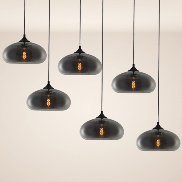 s.luce Cruet mehrflammige Hängeleuchte Rauch