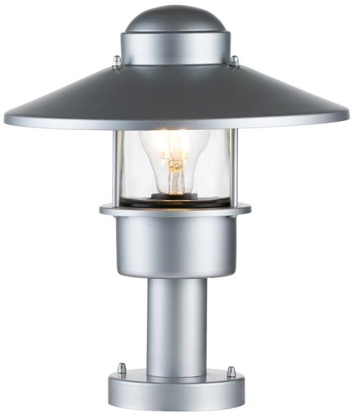 Elstead Lighting Klampenborg Sockelleuchte 1-Light Silber IP44 E27