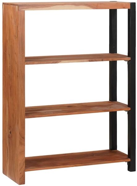 vidaXL Bücherregal Braun 80 x 30 x 110 cm Massivholz Akazie 4104016