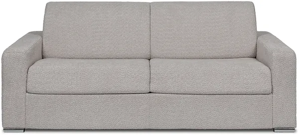 Vente-unique - CALITO Sofa Stoff Grau - B 223 cm94 cm x H 99 cm x L 216 cm