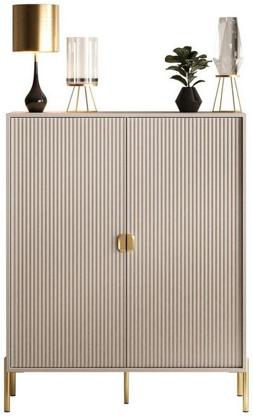 Lookway Kommode DALIA 2D mit Riffel-Front, Breite: 104 cm