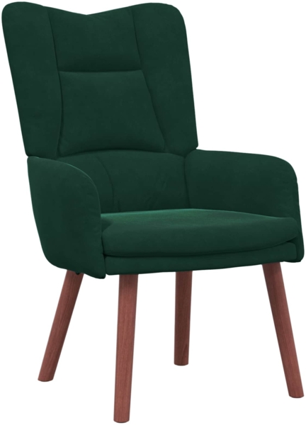 vidaXL Sessel Dunkelgrün 63 x 67 x 94 cm Samt 42001805