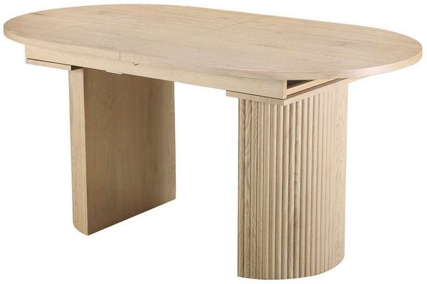 OTTO home Esstisch Gartempe, ausziehbar 160-210 cm, Synchronauszug, inkl Einlegeplatte, Breite 90cm