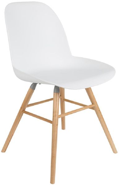 Esszimmerstuhl ALBERT KUIP in Weiß - Designerstuhl von ZUIVER