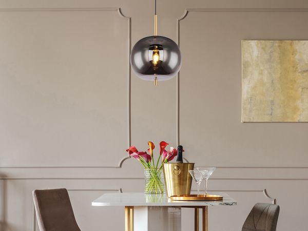 Hängeleuchte Esszimmer Pendelleuchte Wohnzimmer Hängelampe Glas 15345H1MM