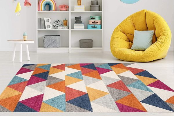 Mazovia Teppich LAZUR_Geometric, 160x220, Geometrisch, Modern, Kurzflor, Gemustert