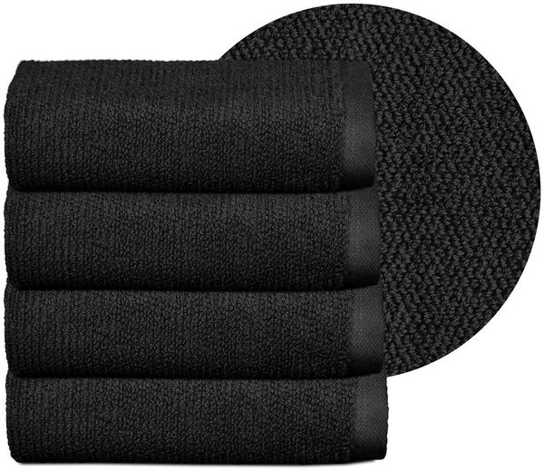 Beautex Handtuch Set Handtuch Set, Made in Europe, Frottier (Multischlaufen-Optik, Frottier Premium Set aus 100% Baumwolle 550g/m)
